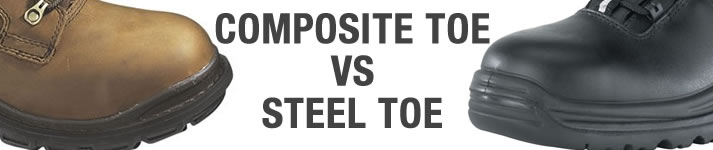 difference between composite and steel toe boots