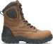 HYTEST 14481 Brown Electrical Hazard, Composite Toe, Waterproof, Insulated, Puncture Resistant Unisex 8 Inch Stealth Boot