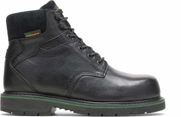 HYTEST FootRests 23180 Black Electrical Hazard, Composite Toe, Waterproof, Men's 6 Inch Work Boot