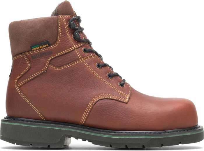 HYTEST FootRests 23181 Brown Electrical Hazard, Composite Toe, Waterproof, Men's 6 Inch Work Boot