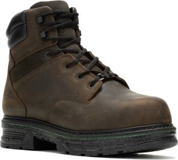 HYTEST FootRests 23474 Atlas, Men's, Brown, Nano Toe, EH, WP, Mt, Slip Resistant, 6 Inch, Work Boot