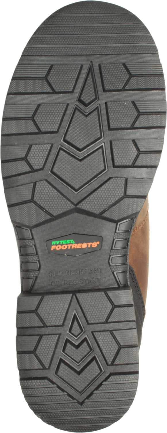 HYTEST 24041 FootRests Rival, Men's, Brown, Nano Toe, EH, Mt, WP/Insulated, 8 Inch Work Boot