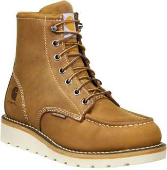 Carhartt CFW6225-W Women's, Brown, Steel Toe, EH, WP, 6 Inch, Wedge, Work Boot