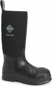 Muck CHMAXCMP Chore Max, Men's, Black, Comp Toe, EH, PR, WP, Pull On Boot