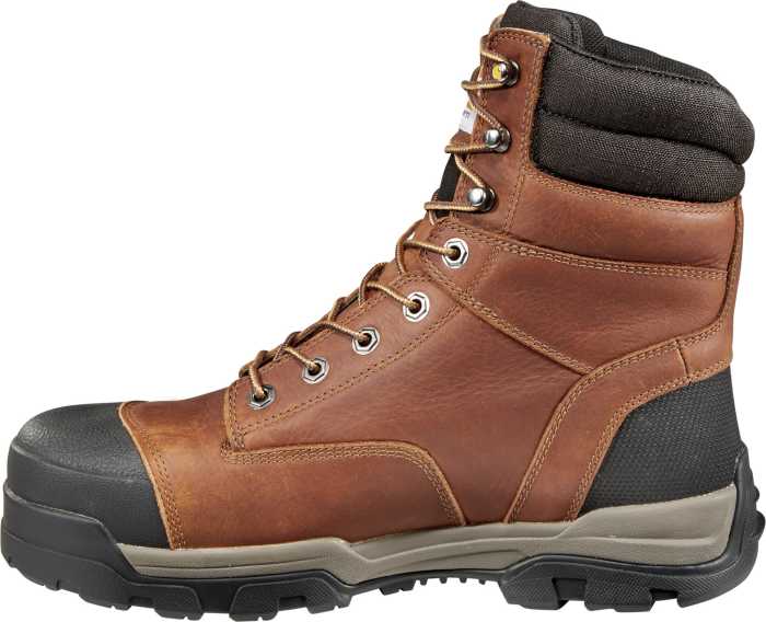Carhartt CME8355 Ground Force, Men's, Brown, Comp Toe, EH, WP, 8 Inch Boot