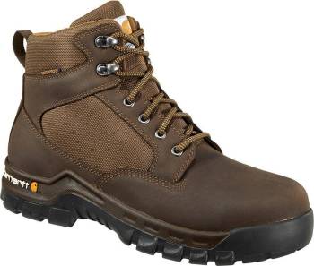 Carhartt CMFF6213M Rugged Flex, Men's, Brown/Chocolate Brown, Steel Toe, EH, WP, 6 Inch Work Boot