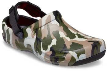 Crocs CR207110-960 Bistro, Unisex, Camouflage, Soft Toe, Slip Resistant Clog