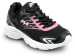 FILA FIL680011 Memory Starform SR, Women's, Black/Pink/Metallic Silver, Low Athletic, Slip Resistant, Work Shoe