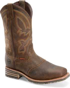 Double H HH5124 Men's, Tan, Comp Toe, WP, 11 Inch, Pull On Boot