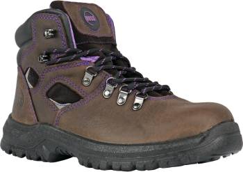 Hoss Boots HS70423 Lily, Women's, Brown, Steel Toe, EH, WP, Hiker, Work Boot