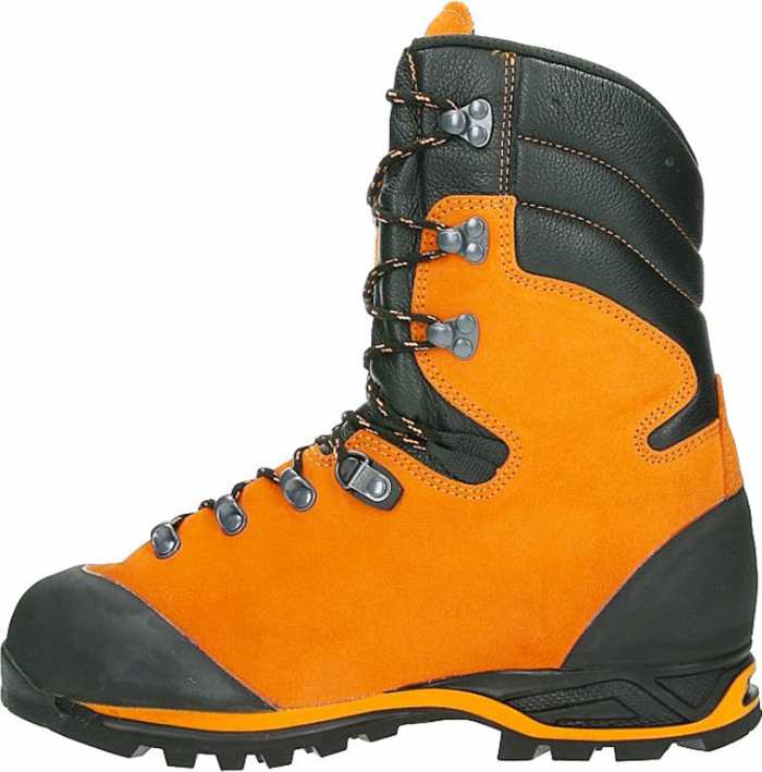 Haix HX603102 Protector Prime, Men's, Orange, Steel Toe, EH, PR, WP, Chain Saw, 9 Inch Boot