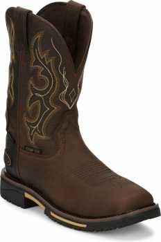 Justin JUSE4625 Joist Hybred, Men's, Aged Brown, Comp Toe, EH, WP, Pull On
