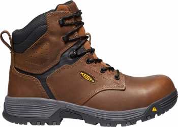 KEEN Utility KN1024182 Chicago, Tobacco/Black, Men's, Comp Toe, EH, WP, 6 Inch Boot