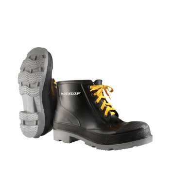 Dunlop 86104 Men's Black 6 Inch Polyblend Lace Up Boot