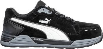 Puma PU644655 Airtwist Low, Men's, Black, Comp Toe, EH,Slip Resistant, Low Athletic Work Shoe