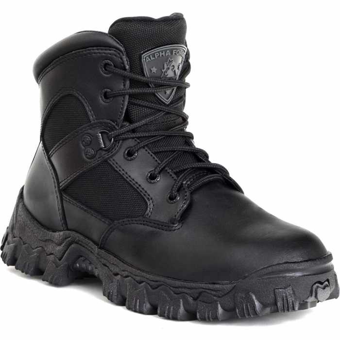 Rocky 2167 Black Waterproof, Uniform, Soft Toe Boot