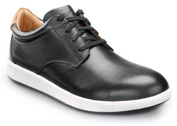 Reebok Mens Black Leather Work Shoes MetGuard ST SR Oxford 12 M 