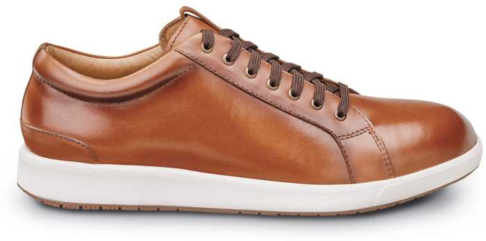 Florsheim SFE2645 Crossover Work, Men's, Cognac, Steel Toe, EH, MaxTRAX Slip Resistant, Lace To Toe Oxford Work Shoe
