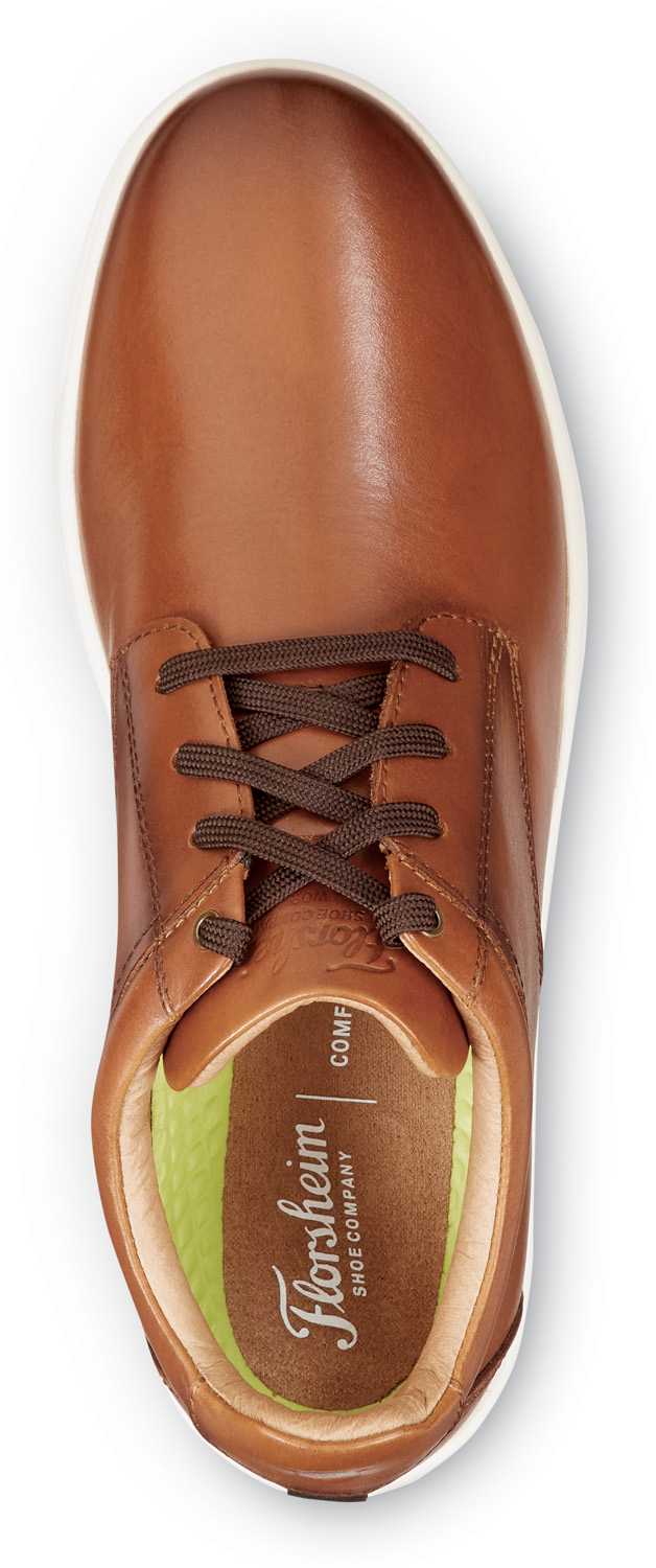 Florsheim SFE2646 Crossover Work, Men's, Cognac, Soft Toe, EH, MaxTRAX Slip Resistant, Casual Oxford Work Shoe
