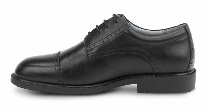 SR Max SRM3020 Augusta, Men's, Black, Dress Style, MaxTRAX Slip Resistant, Soft Toe Work Shoe