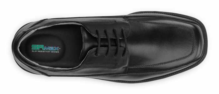 SR Max SRM3000 Manhattan, Men's, Black, Dress Style, MaxTRAX Slip Resistant, Soft Toe Work Shoe