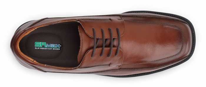 SR Max SRM3050 Manhattan, Men's, Brown, Dress Style Soft Toe Slip Resistant Work Shoe