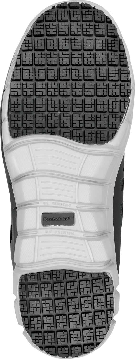 Reebok Work SRB033 Sublite Cushion Work, Women's, Black/Grey, Athletic Style, MaxTRAX Slip Resistant, Soft Toe Work Shoe