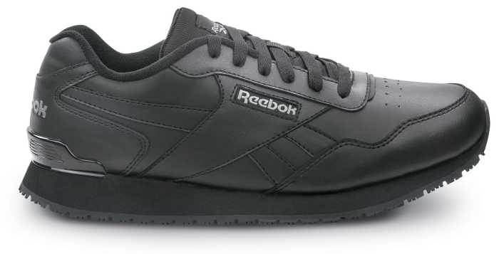 Reebok Work SRB952 Harman, Women's, Black, Retro Jogger Style, EH, MaxTRAX Slip Resistant, Soft Toe Work Shoe
