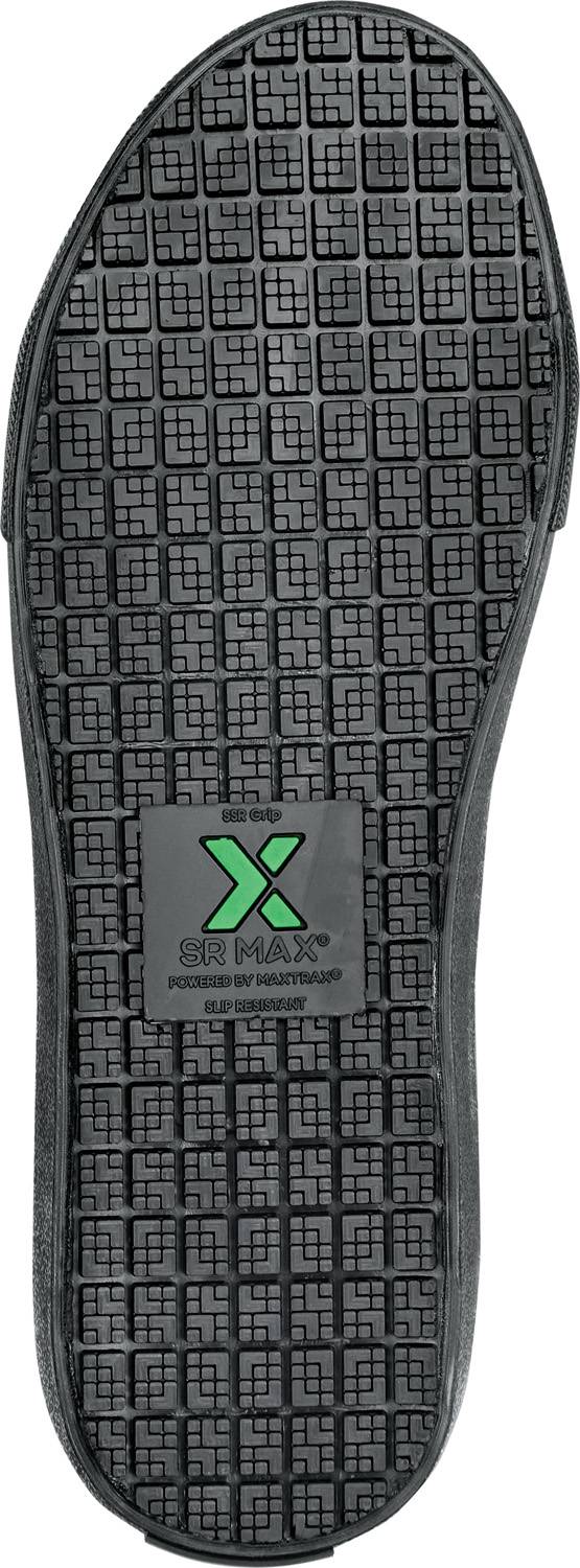 SR Max SRM165 L.A., Women's, Black, High Top Athletic Style, MaxTRAX Slip Resistant, Soft Toe Work Shoe