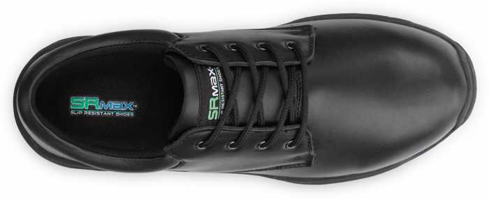 SR Max SRM190 Brockton, Women's, Black, Oxford Style Slip Resistant Soft Toe Work Shoe