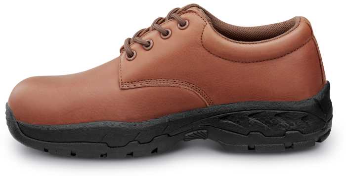 SR Max SRM2060 Burke, Men's, Brown Oxford Style, Comp Toe, EH, MaxTRAX Slip Resistant, Work Shoe
