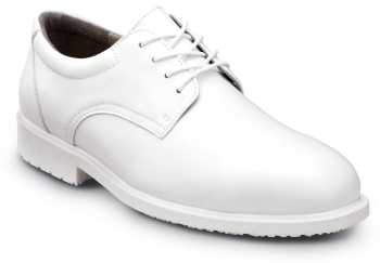 SR Max SRM3540 Arlington, Men's, White, Dress Style, MaxTRAX Slip Resistant, Soft Toe Work Shoe