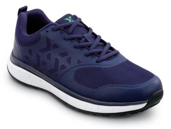 SR Max SRM4210 Wake, Men's, Dark Blue, Athletic Style, MaxTRAX Slip Resistant, Soft Toe Work Shoe