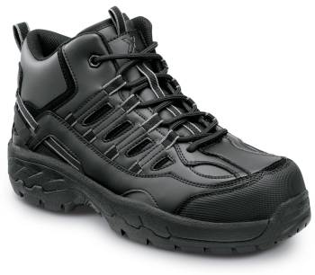 SR Max SRM4790 Boone, Men's, Black, Hiker Style Comp Toe, EH, Slip Resistant Work Shoe