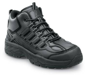 SR Max SRM4800 Carbondale, Men's, Black, Hi Top Athletic Style, MaxTRAX Slip Resistant, Soft Toe Work Shoe