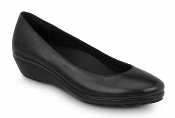 SR Max SRM515 Bristol, Women's, Black, Wedge Dress Style, MaxTRAX Slip Resistant, Soft Toe Work Shoe