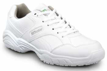 SR Max SRM614 Dover, Women's, White, Athletic Style, MaxTRAX Slip Resistant, Soft Toe Work Shoe