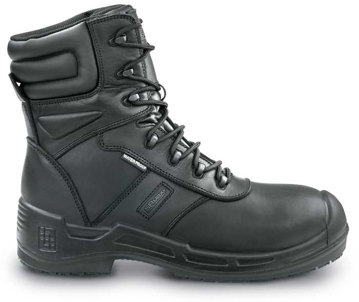 SR Max SRM9990 Fairbanks, Men's, Black, 8 Inch, Comp Toe, EH, Waterproof, Insulated, MaxTRAX Slip Resistant, Work Boot