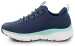 SKECHERS Work Arch Fit SSK108096NVAQ Christina, Women's, Navy/Aqua, Athletic Style, EH, MaxTRAX Slip Resistant, Soft Toe Work Shoe