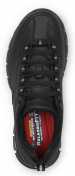 SKECHERS Work SSK403BLK Sara, Women's, Black, Athletic Style, MaxTRAX Slip Resistant, Soft Toe Work Shoe