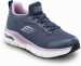 SKECHERS Work Arch Fit SSK8436NVY Leslie, Women's, Navy, Slip On Athletic Style, Alloy Toe, MaxTRAX Slip Resistant, Work Shoe