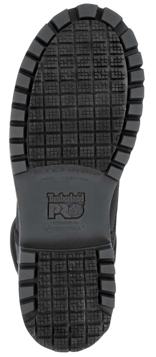 Timberland PRO STMA1X8E 6IN Direct Attach Women's, Black, Soft Toe, EH, MaxTRAX Slip Resistant, WP/Insulated Boot