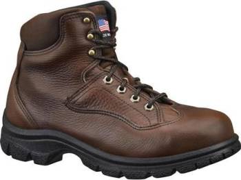 Thorogood TG814-4960 Sport Hiker, Men's, Brown, Soft Toe, EH, Slip Resistant, 6 Inch, Hiker, Work Boot