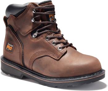 Timberland PRO TM33046 Pit Boss, Men's, Brown, Soft Toe, EH, 6 Inch, Work Boot