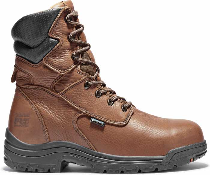 Timberland PRO TM47019 Brown, Men's, TiTAN Alloy Toe, EH, Waterpoof, 8 Inch Work Boot
