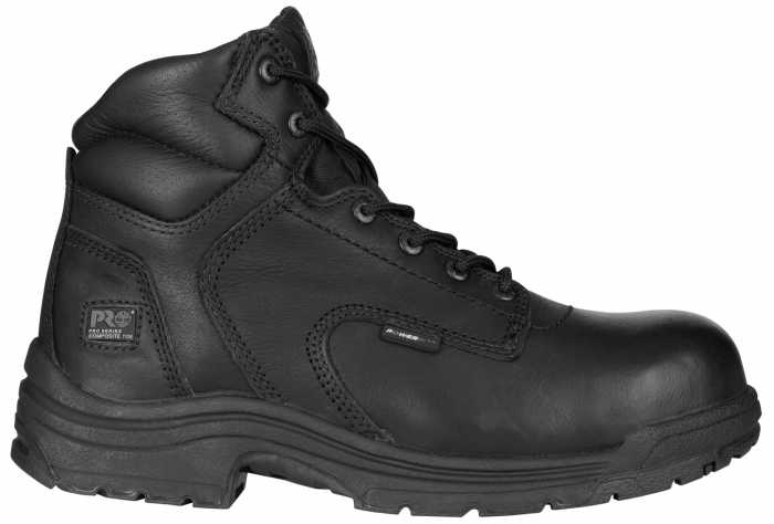 Timberland PRO TM50507 Black, Men's, TiTAN Comp Toe, EH, 6 Inch Work Boot