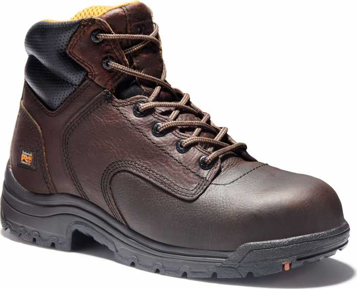 Timberland PRO TM50508 Dark Brown, Men's, TiTAN Comp Toe, EH, 6 Inch Work Boot