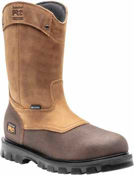 Timberland PRO TM89604 Rigmaster, Men's, Brown, Steel Toe, EH, WP, Pull On Boot