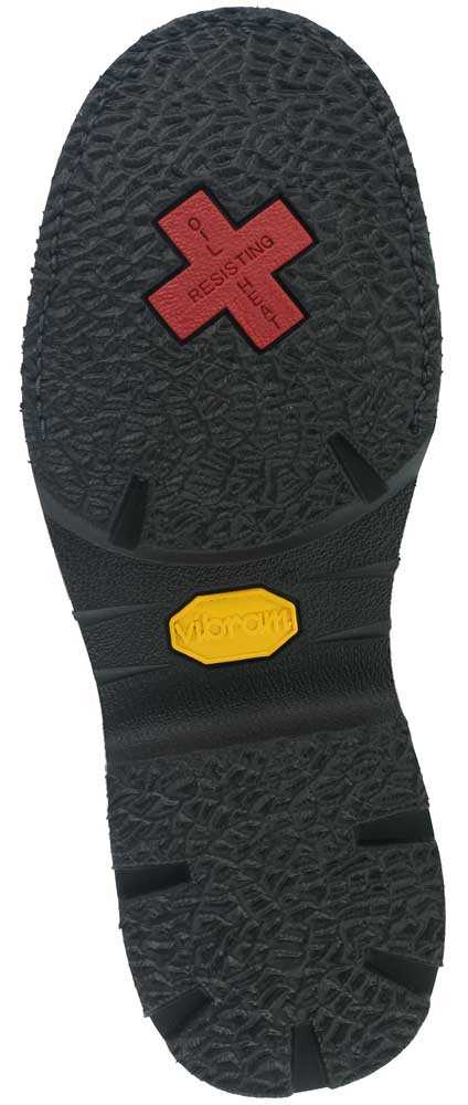 Iron Age WGIA0120 Men's Black, Comp Toe, EH, Internal Met Guard, 8 Inch, Smelter's Boot