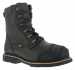 Iron Age WGIA0120 Men's Black, Comp Toe, EH, Internal Met Guard, 8 Inch, Smelter's Boot